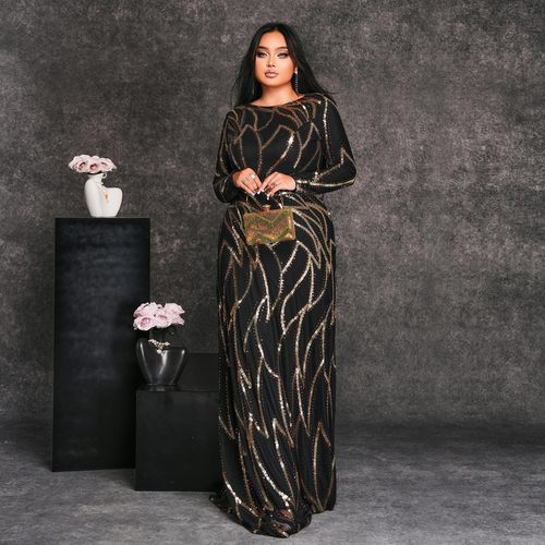 PLUS SIZE DRESS Women Elegant Evening Party Dress 4XL 礼服裙