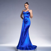 long 跨境欧美新款 gown party dresses 宴会晚礼服连衣裙 evening