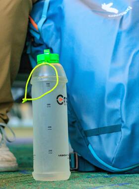 CNOC可折叠瓶 露营登山徒步轻量化可折叠可携式水瓶 Vesica 1L水