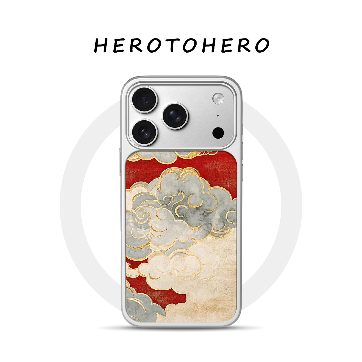 金线祥云 适用苹果小米手机壳17promax磁吸iPhone16新款15高级红色1小众艺术14好运13国风新中式12手机壳马年