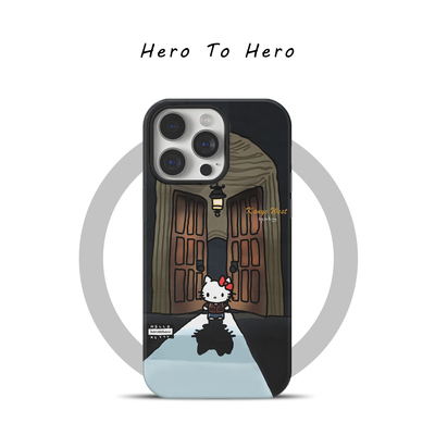 Kanye侃爷专辑helloKitty凯蒂猫 适用苹果17promax手机壳磁吸iPhone16艺术15高级1413华为oppo小米手机壳个性