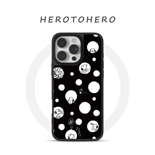 音乐小天才史努比适用苹果华为小米手机壳17promax磁吸iPhone16新款15高级感14波点可爱13艺术12巨好看手机壳