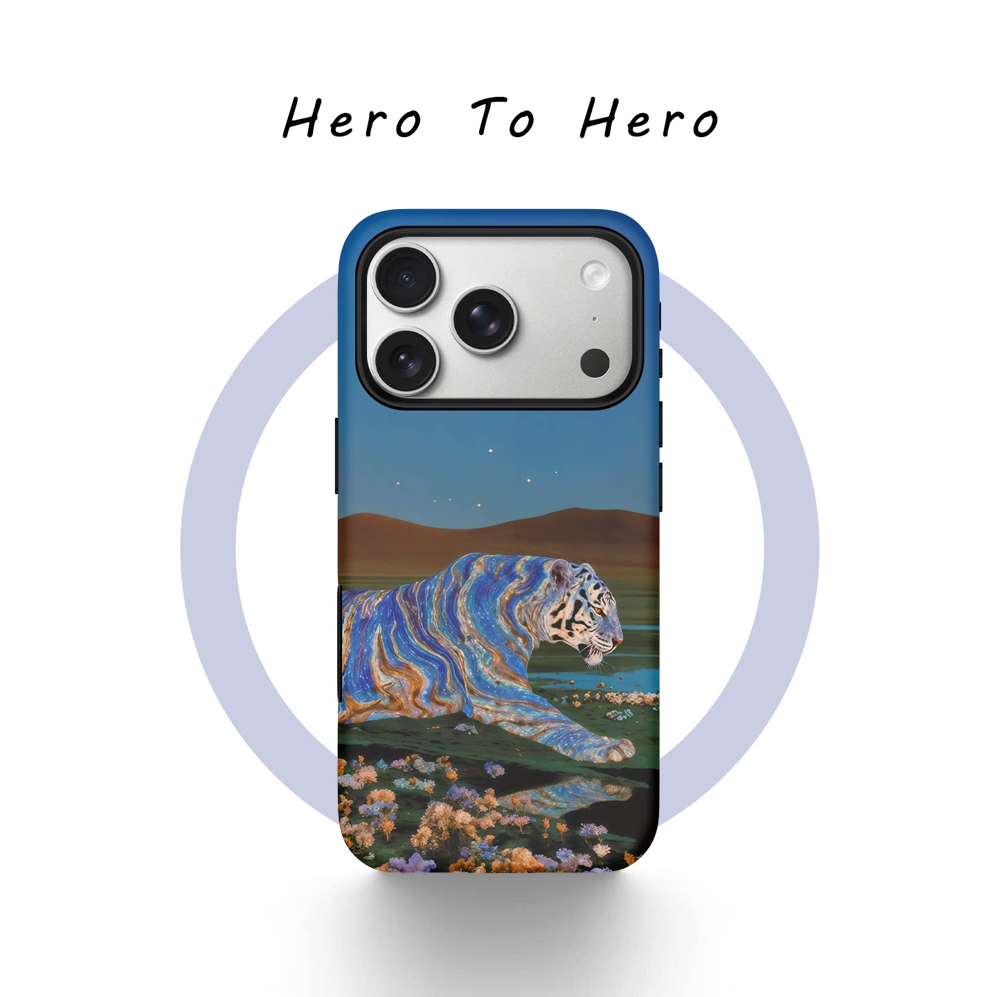 沉睡的老虎 适用苹果小米手机壳磁吸iPhone17promax新款16艺术油画15高级感INS风14小众不撞款13二合一手机壳