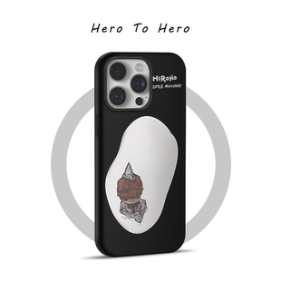 孤单小野适用苹果17promax手机壳软磁吸iPhone16复古15高级14小小的使坏13插画华为vivo小米手机壳全包好看