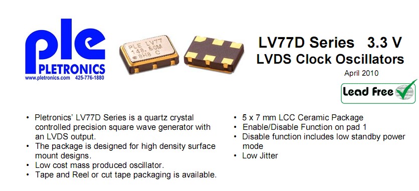 完全 代替 差分晶振 SIT9102AI-243N25E200.000 进口 LVDS 200M