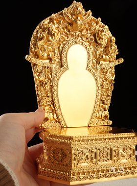 纯银精工浮雕尼泊尔底座