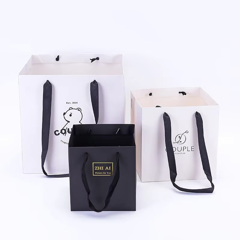 手提袋纸袋定制礼品袋纸袋包装袋牛皮纸纸袋带Pp手柄包装袋