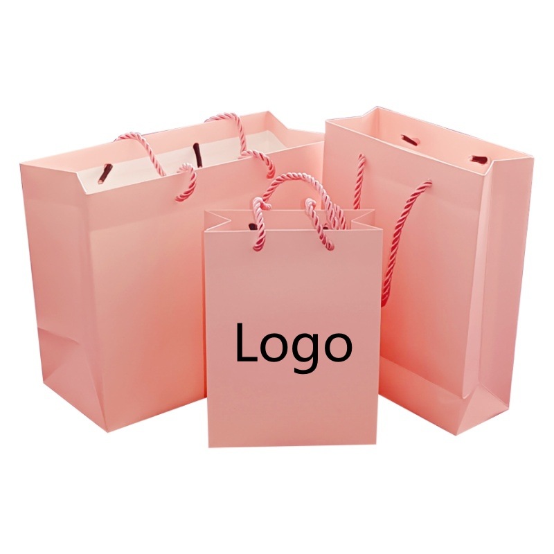 手提袋纸袋定制礼品袋大促销豪华服装包装袋带手柄私人标签包装袋