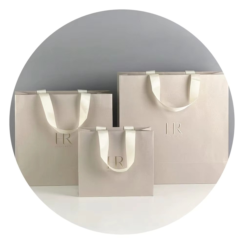 手提袋纸袋定制礼品袋印刷豪华小回收购物袋礼品纸袋，带把包装袋