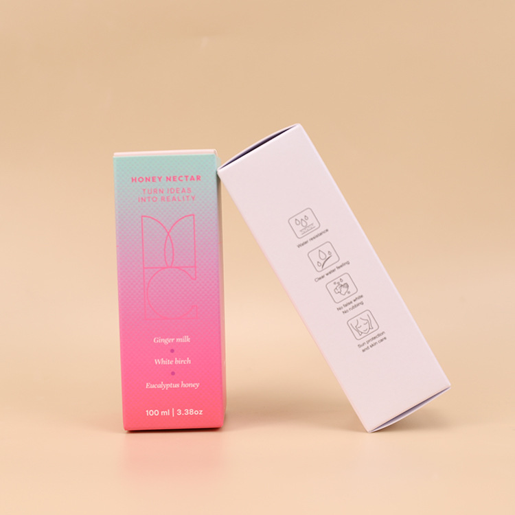 手提袋纸袋定制设计您自己的品牌LOGO化妆品口红产品纸包装盒印刷