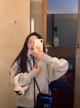 漫享生活 Gorpcore山系舒适感套组 羊毛抓绒卫衣外套/加绒工装裙