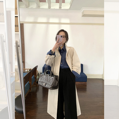 YUMOMOSTAR通勤职场宽松风衣