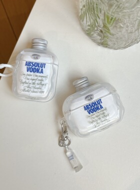 ins创意立体瓶盖伏特加airpods4保护套airpod3适用苹果pro耳机壳二代无线蓝牙第三代aipods2代airpodpro四代5