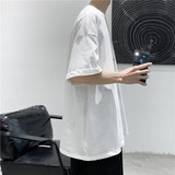 T103-P25短句夏季新款蝴蝶印花短袖T恤男士半袖潮流打底衫，男装T恤，电商B369（原A024）