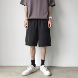 K709-P20夏季男士宽松侧边条纹五分裤港风休闲百搭沙滩裤，男装休闲裤，电商B369（原A024）