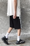 K712-P40夏季夜光条运动裤男潮牌港风大码蝴蝶五分短裤，男装休闲裤，电商B369（原A024）