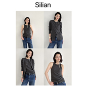针织两件套｜松弛圆领开衫 26春夏Silian｜修身 裸感｜超柔薄款 背心