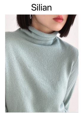 无折｜质感单品｜Ins色调｜3D全成型 高领山羊绒毛衣｜羊绒针织衫