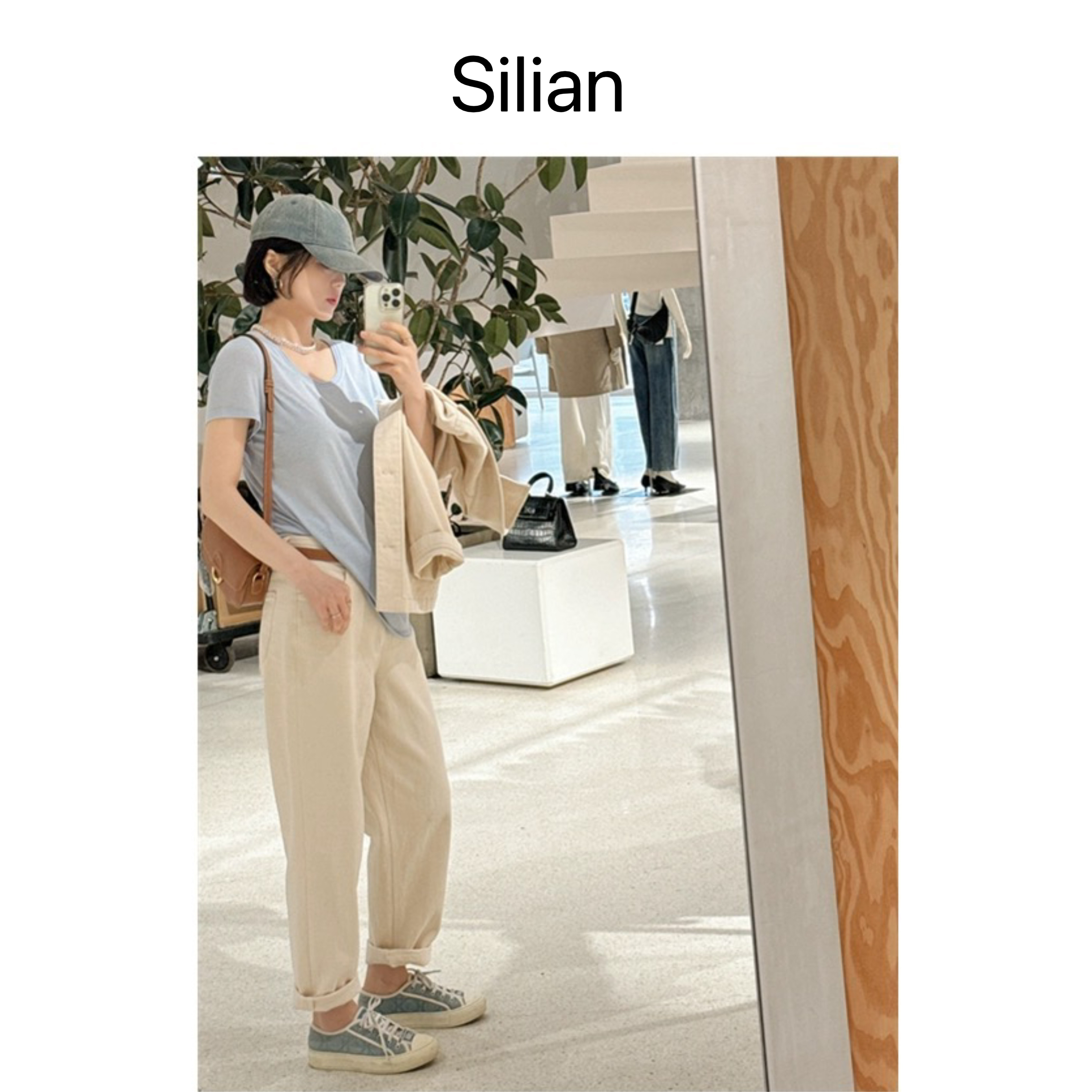 Silian｜科技发光丝圆领短袖Tee｜环保土壤系列｜遮胯神器牛仔裤