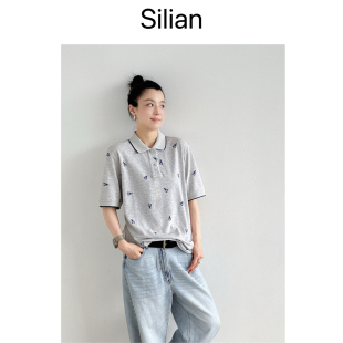 Silian｜绅士风度｜印花｜爽滑高支数珠地面料｜男士Polo短袖Tee