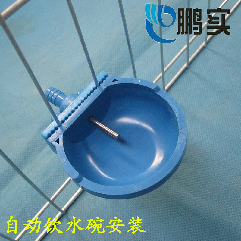 兔饮水碗/狐狸 貉子水貂用自动饮水器 自动水槽 饮水碗钢化塑料碗
