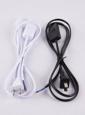 1.8米开关线 led开关线国标灯条插头线