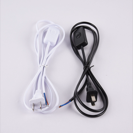 1.8米开关线 led开关线国标灯条插头线