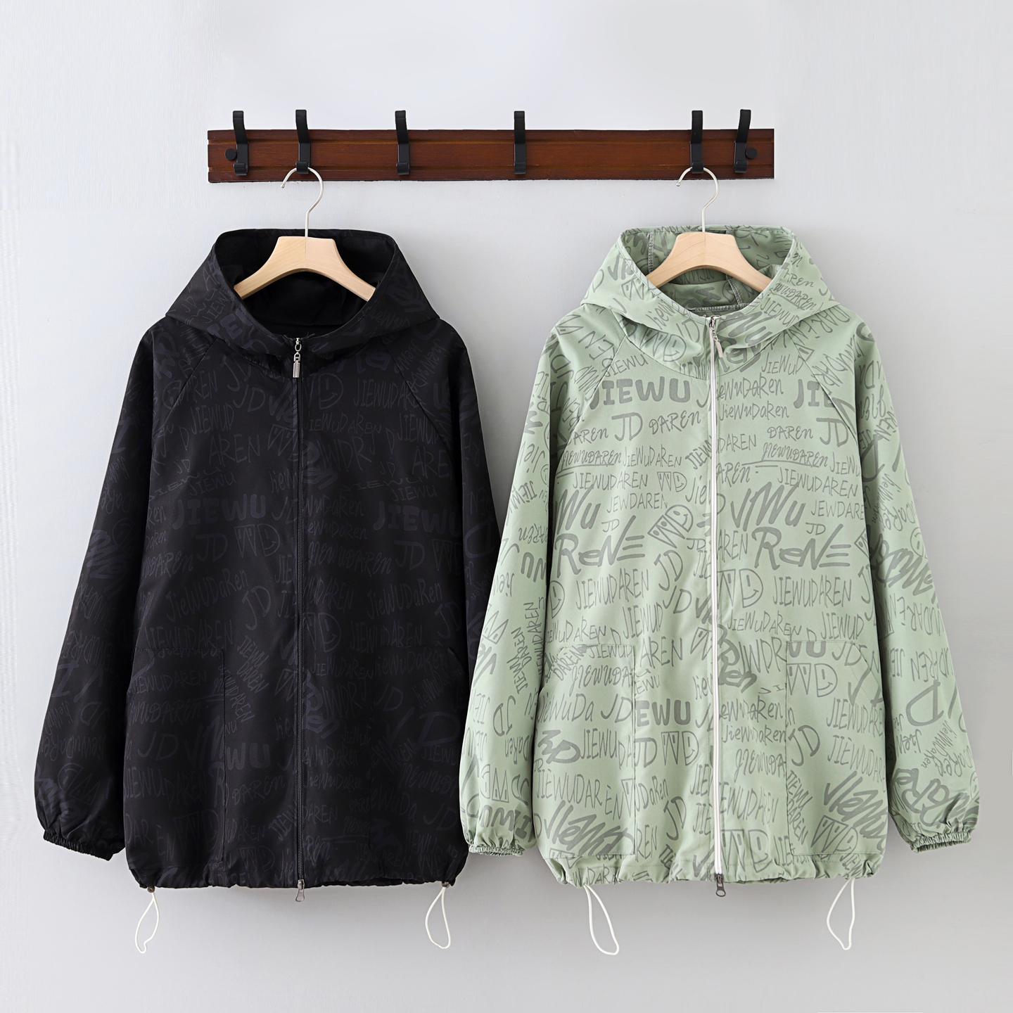 时尚短款透气春秋罩衣女上班干活外穿工作服薄款防尘耐脏长袖外套