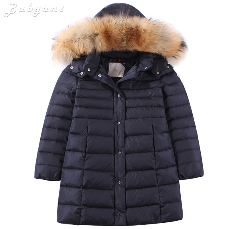 羽绒服二折高端冬季中大童长款