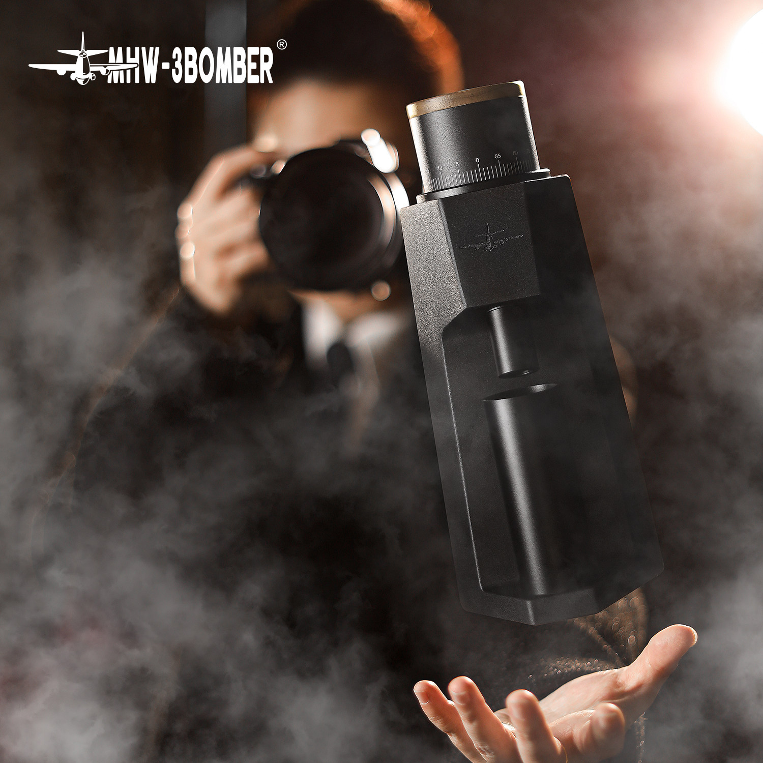 轰炸机MHW sniper狙击者电动磨豆机意式手冲咖啡豆研磨粉碎机惠家