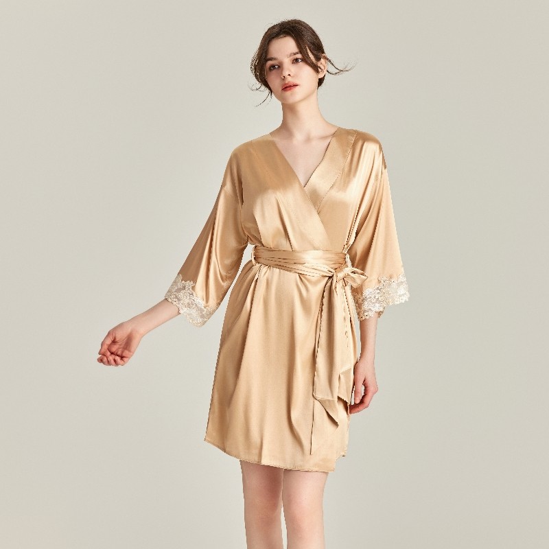 2025ins春夏LP女神高贵性感短款外袍睡袍浴袍家居服新娘晨袍,女士内衣/男士内衣/家居服,睡袍/浴袍,淘宝优惠券,粉丝福利购,淘宝优惠卷