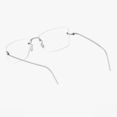 LINDBERG林德伯格2438眼镜框 超轻无框钛眼镜框配近视度数 时尚