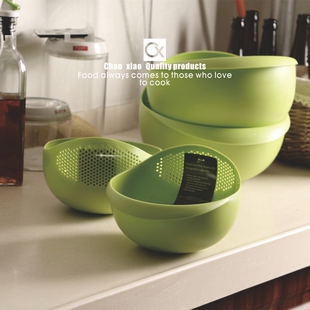 欧盟标准食品级出口英国果盆果篮洗菜淘米沥水篮一体成型厚重热卖