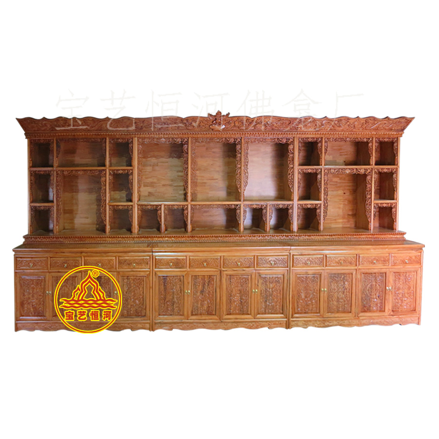 宝艺恒河藏式佛龛道场供台佛堂