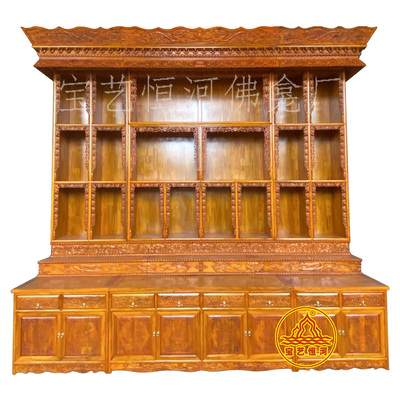 宝艺恒河藏式佛龛密宗三层佛台