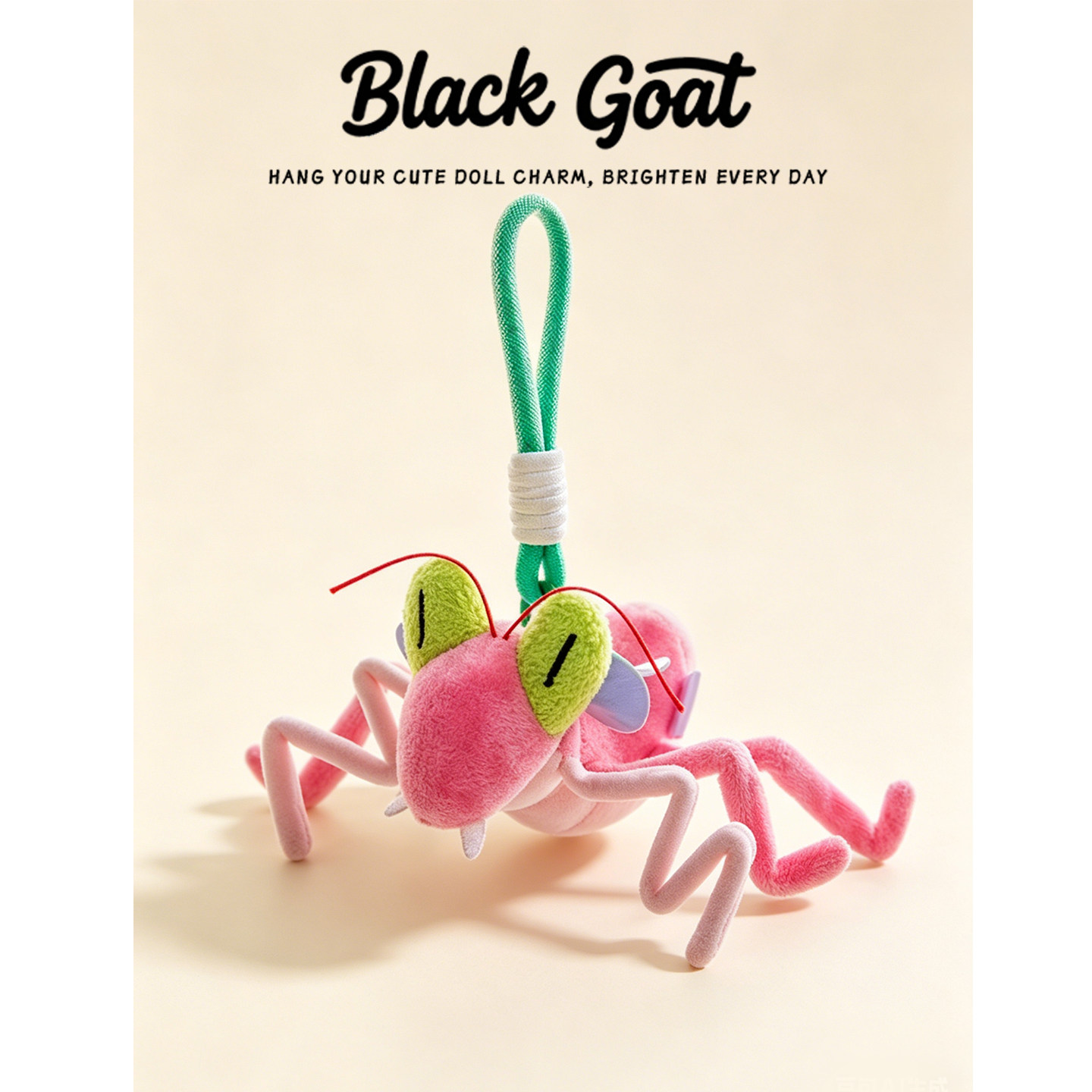 BlackGoat昆虫香囊包包挂件图片