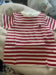 Shanghai Special Offer Children's Clothing Bape Kids Soft Material Striped Short-Sleeve Tee