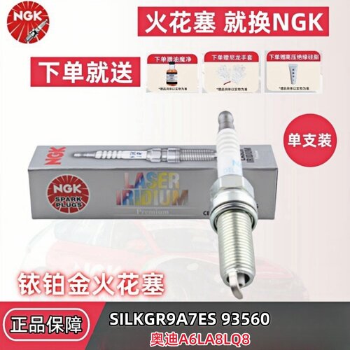 NGK铱铂金火花塞单支奥迪A6LQ8