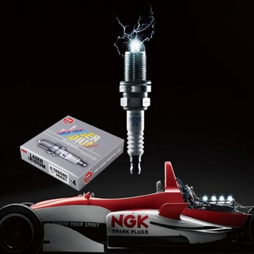 NGK铱金火花塞 4支装 针对针铱铂金火花塞三菱欧蓝德