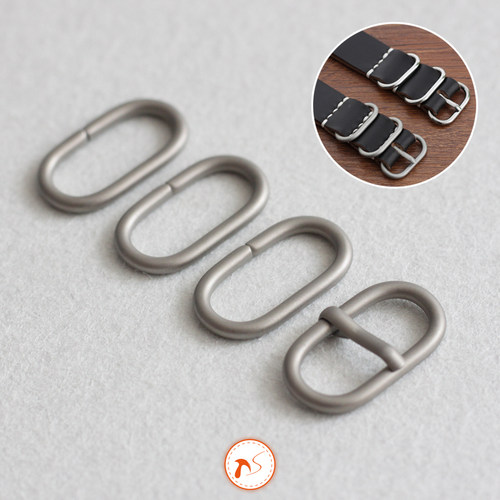 NATO表带配件 北约军款表带配件 NATO表扣 北约表扣 不锈钢磨砂