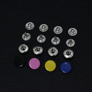 [动手网]日本制造THK四合扣 彩色面弹簧四合扣 皮具四合扣 12.5mm