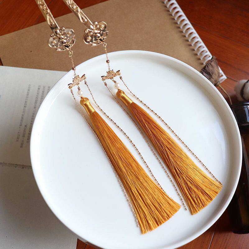 发饰发簪流苏穗子唐风简约百搭