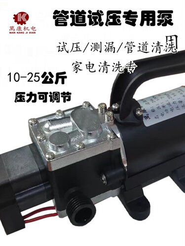 家电管道清洗设备专用水泵洗车蒸汽打压侧漏循环增压大功率隔膜泵
