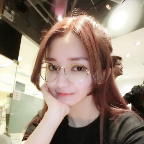 防蓝光眼镜时尚小框复古小脸型