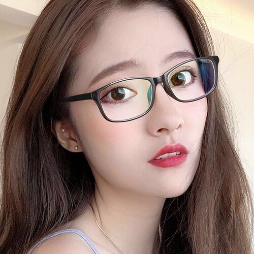 防蓝光方形大框时尚男女通用眼镜