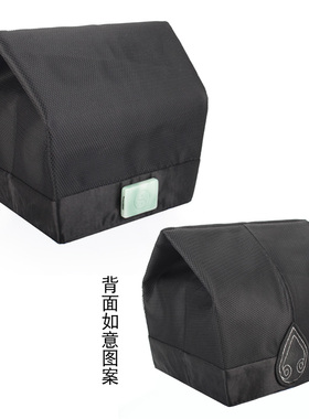 如意庄子巾背面水滴庄子巾