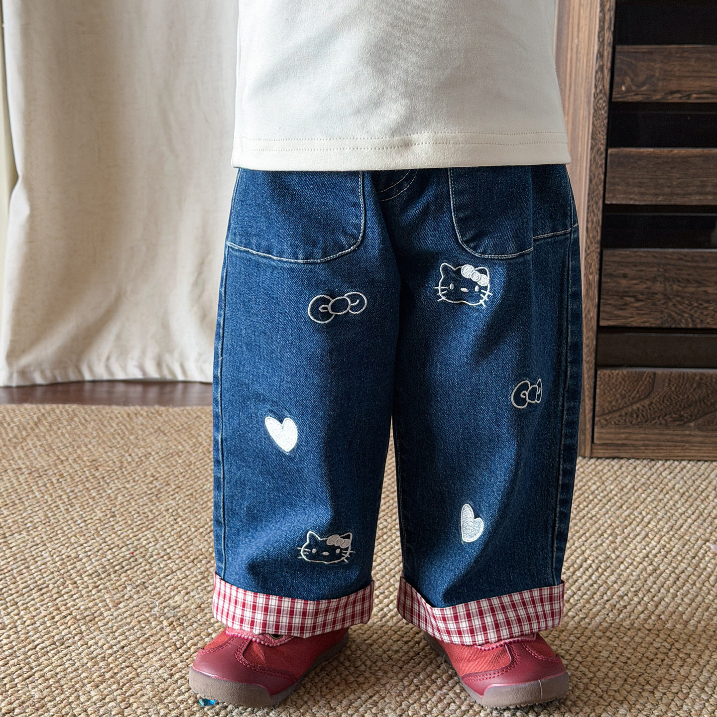 女童裤子春装2026新款儿童牛仔裤婴儿女宝长裤,童装/婴儿装/亲子装,儿童牛仔裤,淘宝优惠券,粉丝福利购,淘宝优惠卷