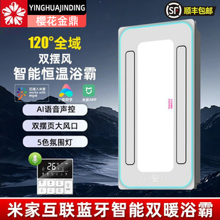 樱花金鼎风暖浴霸灯取暖集成吊顶排气扇照明一体卫生间浴室双暖风