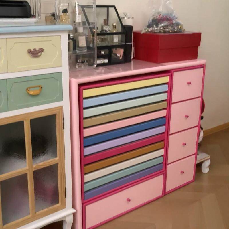 Sweden瑞典 全实木烤漆多巴胺首饰柜Montana客厅卧室边柜储物收纳