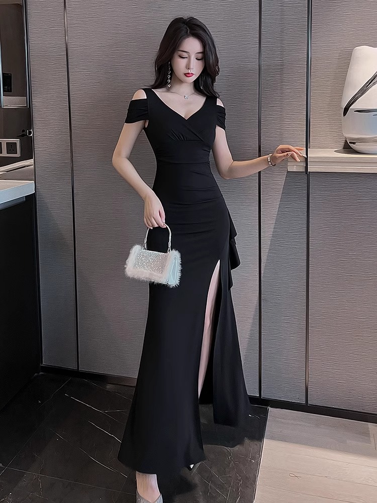 长裙佳丽晚礼服夜场上班衣服工服